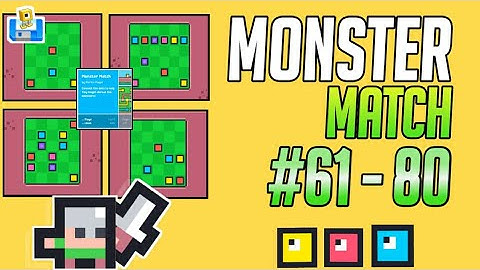 Fancade Monster Match Level 61-80 | World 25 | Android Gameplay