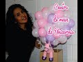 DECORACIÓN DE UNICORNIO CON GLOBOS