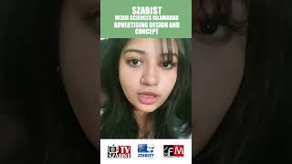 Advertising Design and Concept by Fariha Fatah Student of Szabist Media Department islamabad Campus.