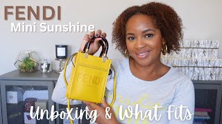 Fendi Mini Sunshine Shopper Tote | Unboxing & What Fits