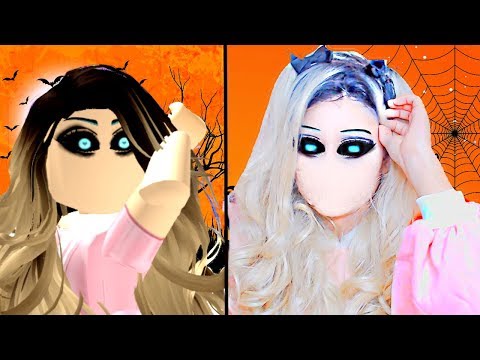 i-did-royale-high-halloween-makeup-in-real-life...