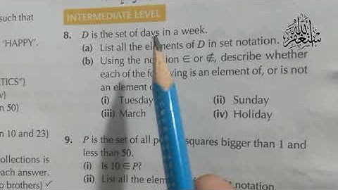 Ex#3A Q#8,9 | Ch#3 Sets | APS Math Class 7 #apsmath #mathbytechnicalview #MathByM.Mubasher