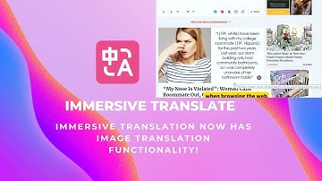 Immersive translation now has image translation functionality!