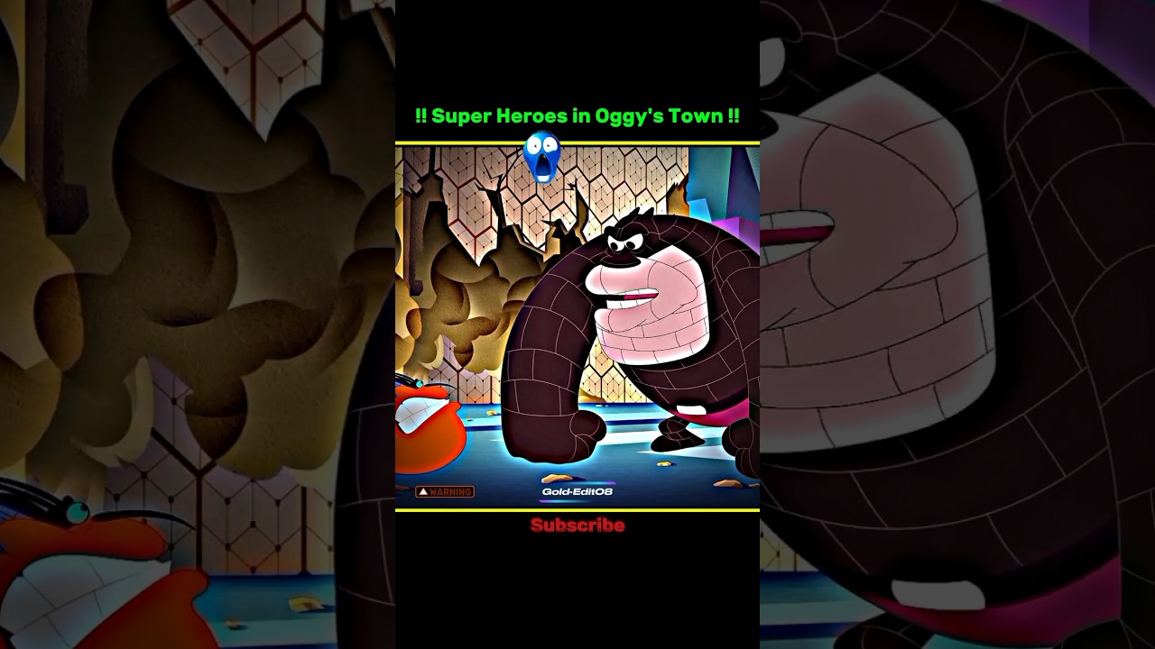"Super Hero's In Oggy's Town...💀😱| Oggy Edit | 