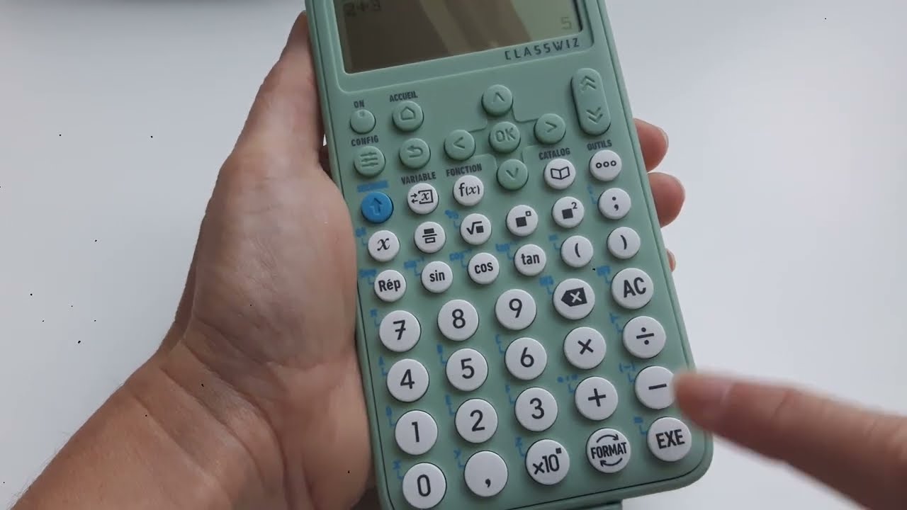 CASIO fx 92 collège. (La nouvelle de 2023) Allumer, éteindre