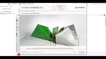 How to Uninstall the AutoCAD 2015 Software