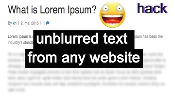 how to unblur text on any website [ no more sign up for unknown websites ] 100% working!