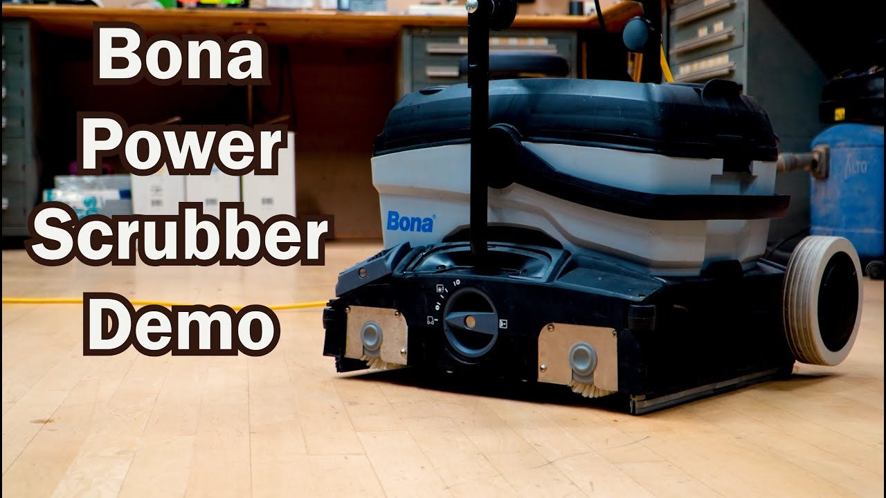 Bona Power Scrubber Floor Cleaning Machine Unboxing and Demo | City Floor Supply