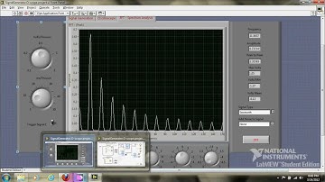 LabVIEW Signal Generator and O-scope