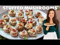 Bacon &amp; Cheese Stuffed Mushrooms - Perfect for Any Gathering