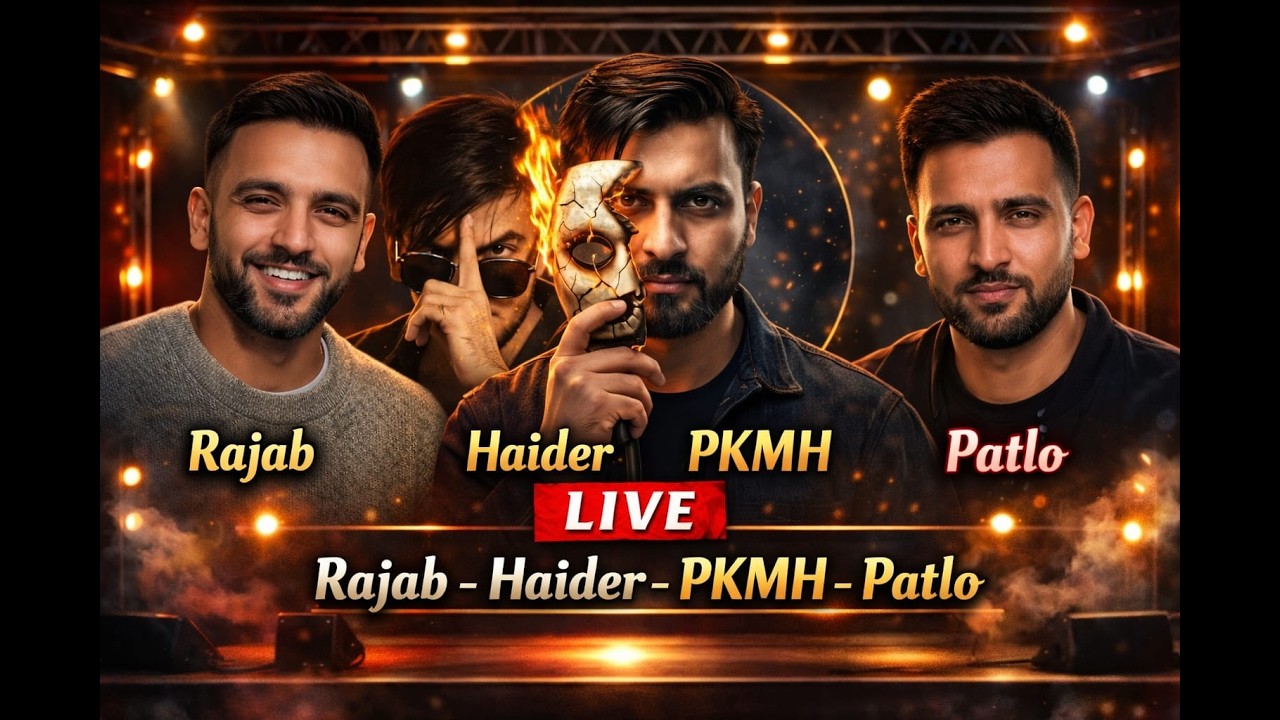 Rajab Butt & Haider Live with Dr Iman | Full Fun & Enjoy Live Stream 🔴| 3 Feb