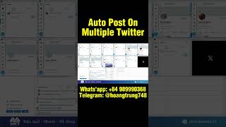 How To Auto Post On Multiple Twitter X #autopostonmultipletwitter #autoposttwitter #autotwitter #x