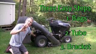 How to Install a Bagger to a riding Lawn Mower