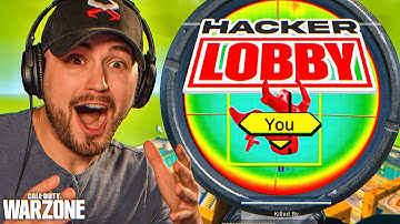 I Played in a Lobby FULL of HACKERS in Warzone
