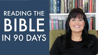 I READ THE BIBLE IN 90 DAYS | Here's what happened. . .