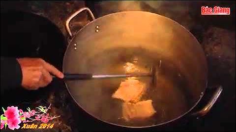 Khau nhục - món ăn độc đáo ở vùng cao Sơn Động