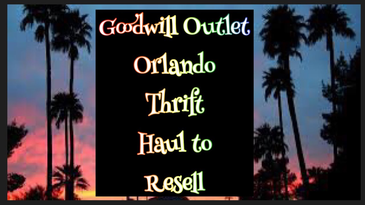 Orlando Florida Goodwill Outlet Thrift Haul to Resell BOLO Brands Met