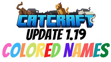 CatCraft 1.19 - Change The Color Of Your Name In-Game