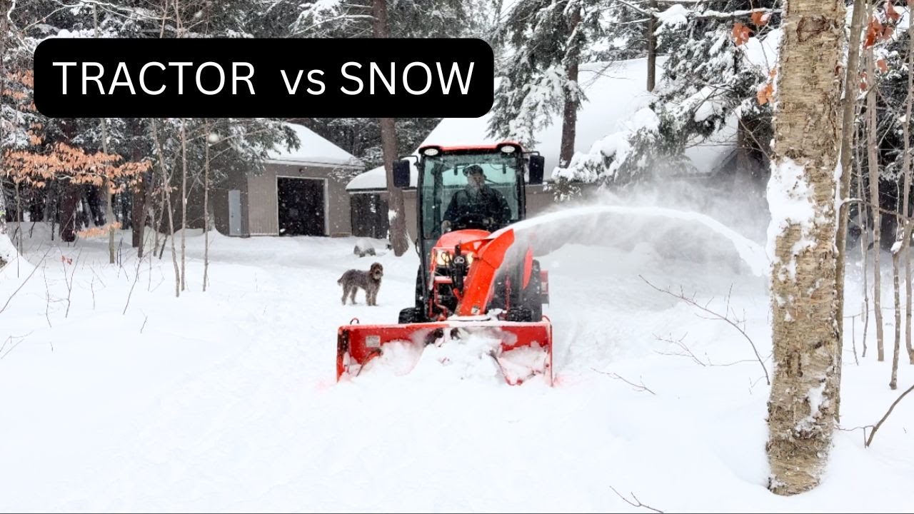 Snow Day + Tractor Time ❄️☃️