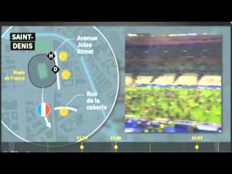 Теракты в Париже: хронология событий - Реставрация Терактов в Париже поминутно с картой.