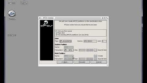 AROS: WinUAE Hardfile Install Crash