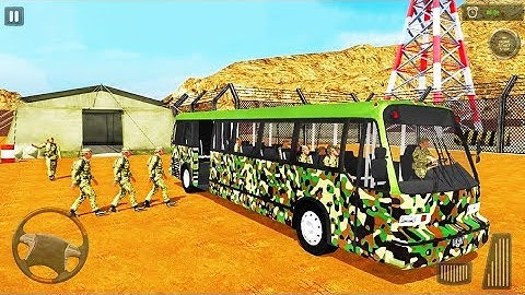 Army Bus Driving Simulator - Soldier Transport Duty 2019 - Android Gameplay FHD