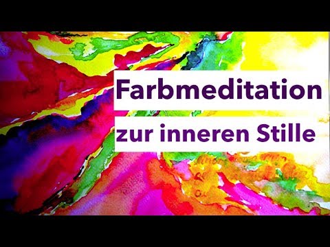 Video: Farbmeditation üben: 3 Schritte (mit Bildern)