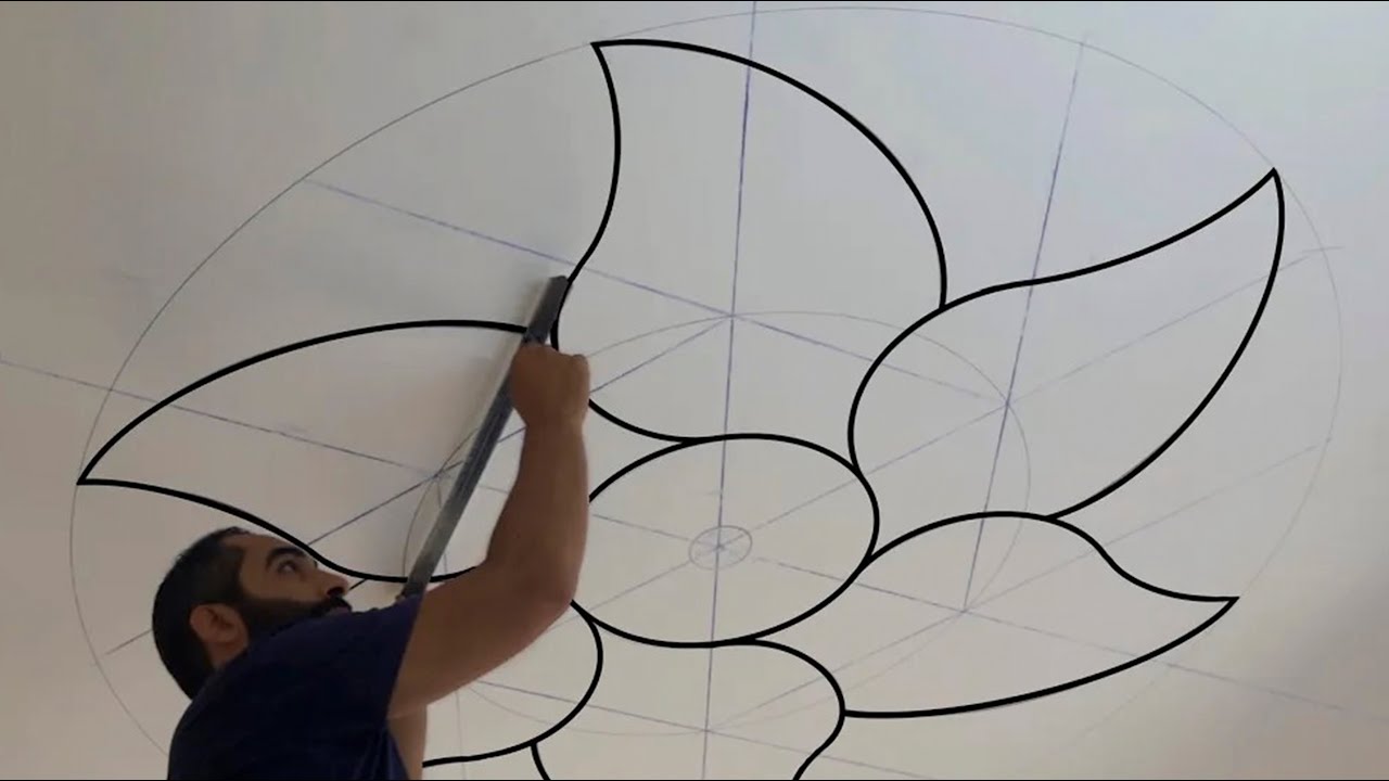 رسم ديكور جبس بورد