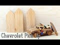 How To Make a Wooden Toy Chevrolet Pick Up Truck | Wooden Miniature - Wooden Creations