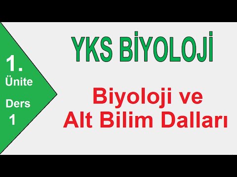 Biyoloji ve Alt Bilim Dalları (TYT BİYOLOJİ 2021)