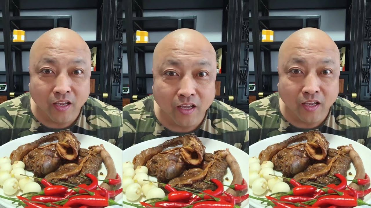 Yummy #121 : Eat roll belly braised pork belly 😋😋 #mukbang #eatingshow #porkbelly #yummyshow 