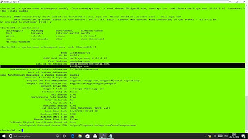 AutoSupport Configuration NetApp Cmode 9.4