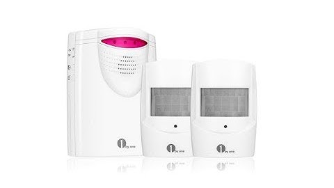 Motion Sensor Alarm Detector, 1byone Wireless Driveway Alarm 300 FT Range Extra Loud