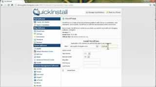 How to - WordPress Install through QuickInstall at HostGator
