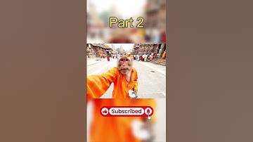 Maa Vaishnodevi Vlog by Monkey | Part 2 | #monkey #vlog  #veo3 #shorts #ai