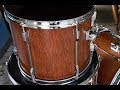 How to stain and clear coat a drum set