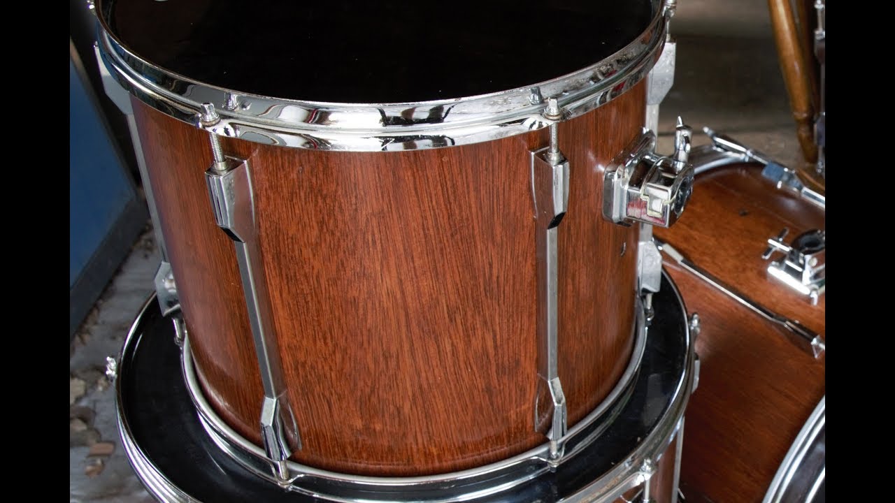 How to stain and clear coat a drum set YouTube