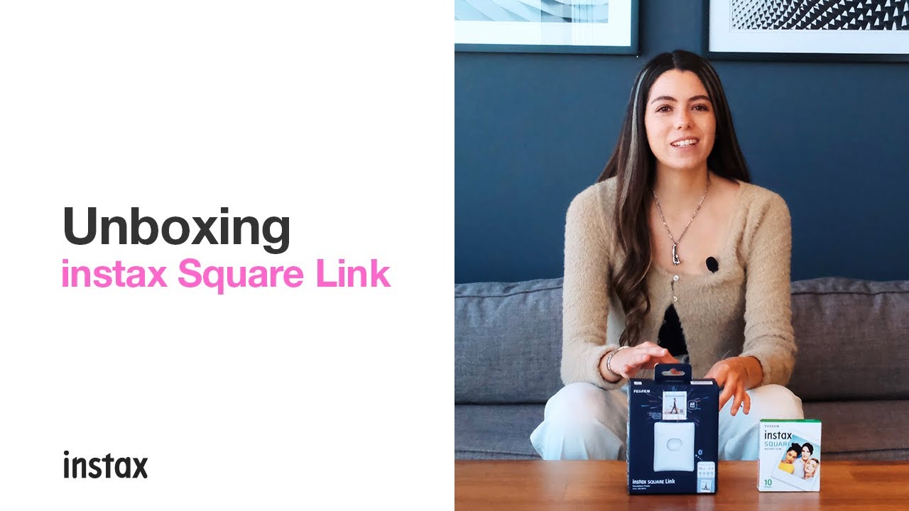 Unboxing instax Square Link