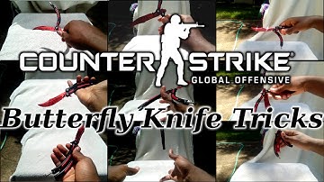 Blade - How to do Tricks with a CS:GO butterfly knife! (New Series)
