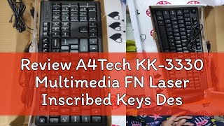 Review A4Tech KK-3330 Multimedia FN Laser Inscribed Keys Desktop Wired Keyboard and Mouse Combo