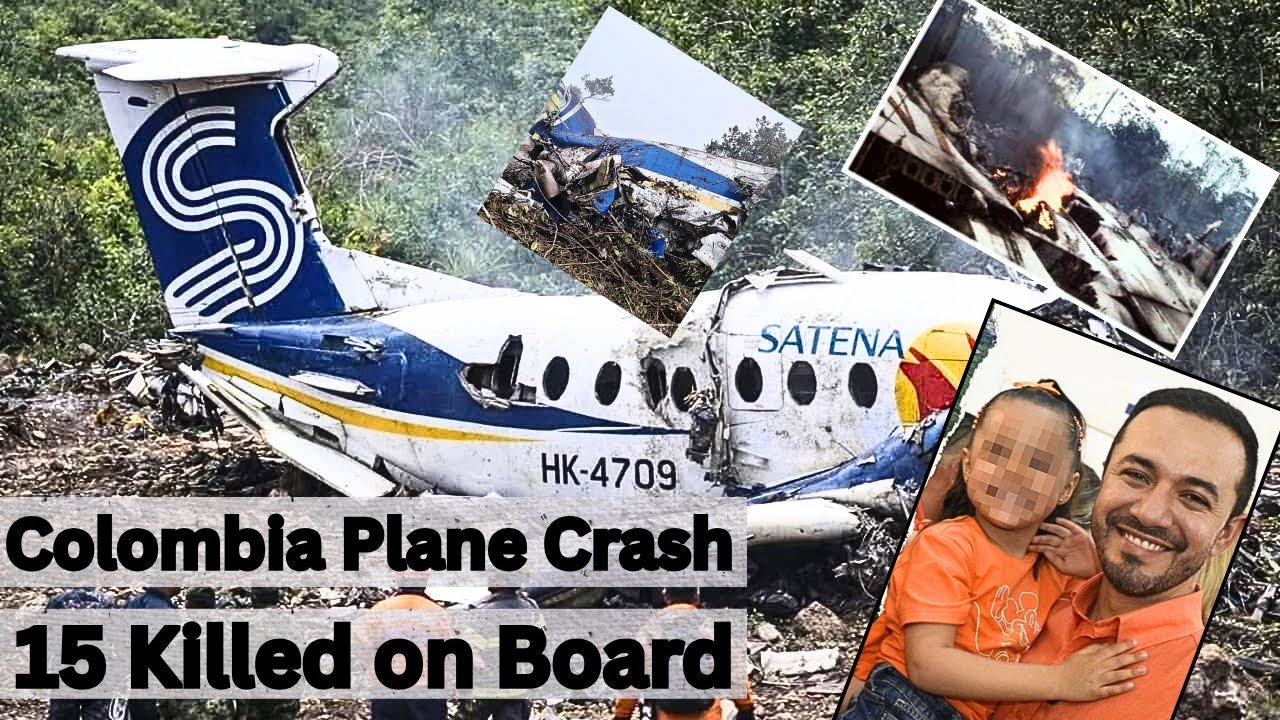 Colombia Plane Crash: Venezuela Plane Crash 15 Killed, Political Figures Among Victims | QRT News