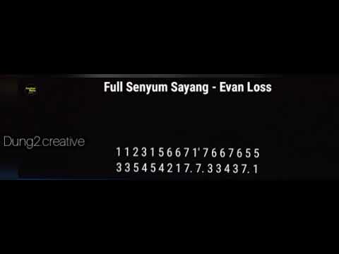Not Piano Full Senyum Sayang Not Piano Full Senyum Sayang
