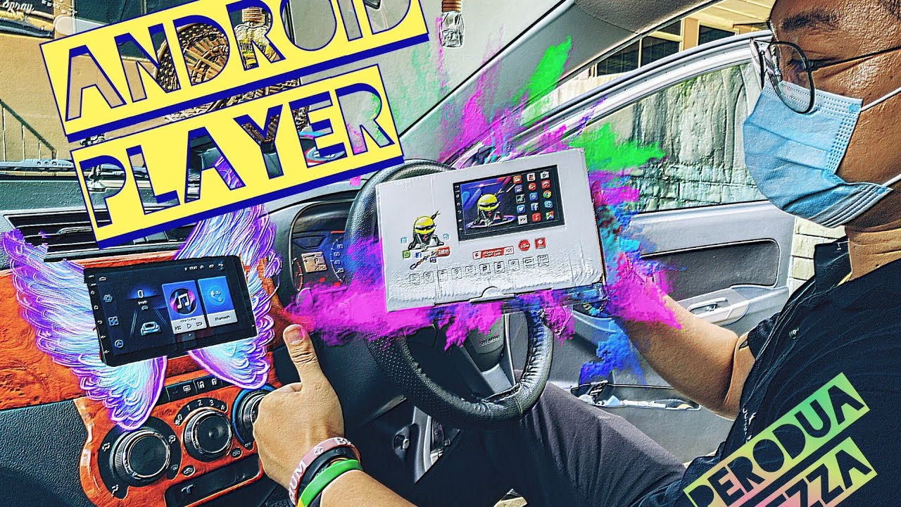 Unboxing ANDROID PLAYER dan Tutorial Pasang kat PERODUA 