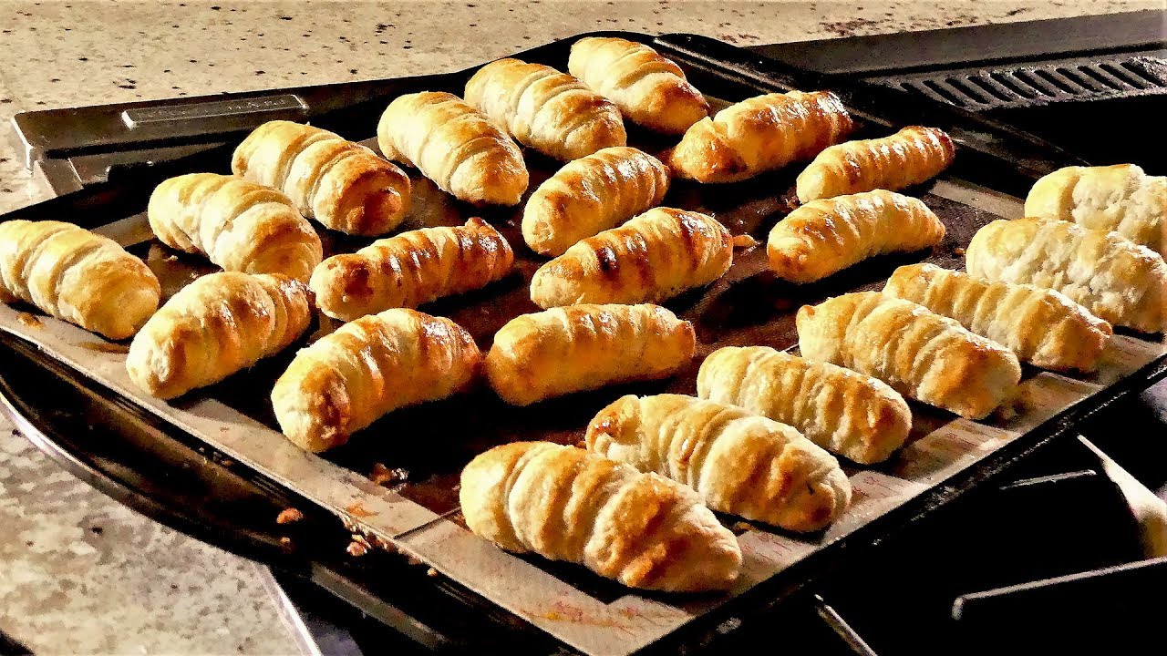 Tequeños de Hojaldre horneados paso a paso