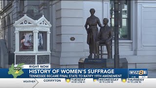 The history behind downtown Knoxville’s women’s suffrage statues