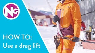How To Get On and Off a Drag Lift in 3 Easy Steps // Learn to Ski