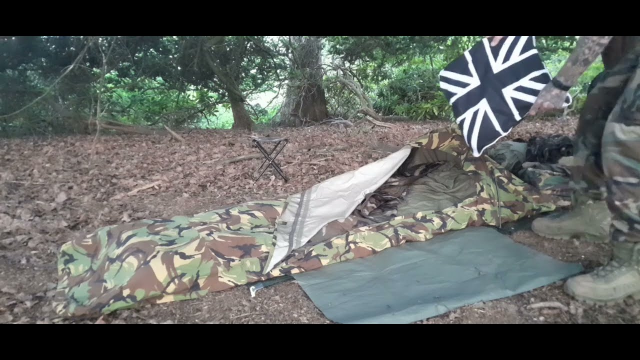 stealth camping in a private forest 