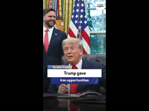 Former US Official Trump Gave Iran Opportunities