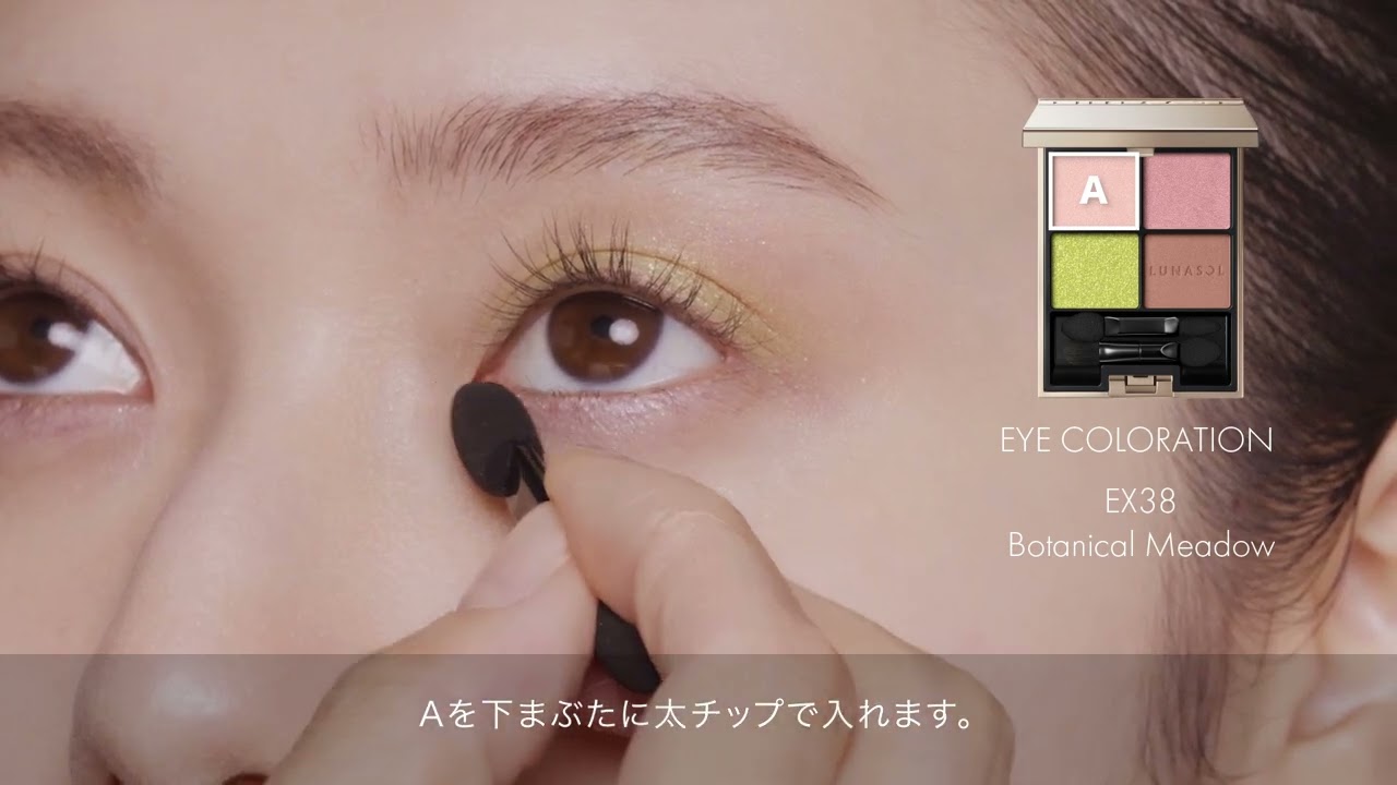 ルナソル LUNASOL EYE COLORATION EX38 How To Use