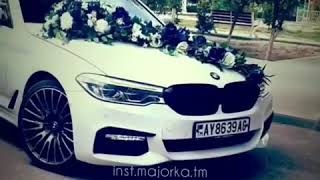 Turkmen Toy gelinalyjy dine BMW